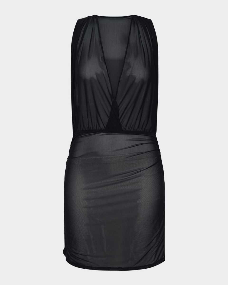 Maximal Mesh Mini Dress